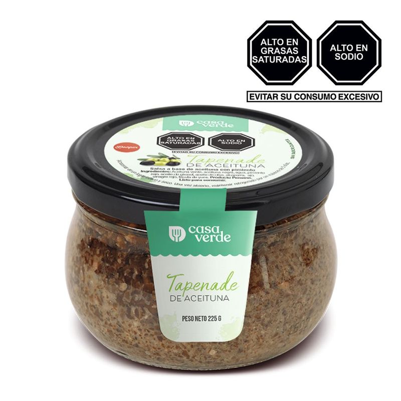 CASA VERDE - Tapenade De Aceituna 225 g