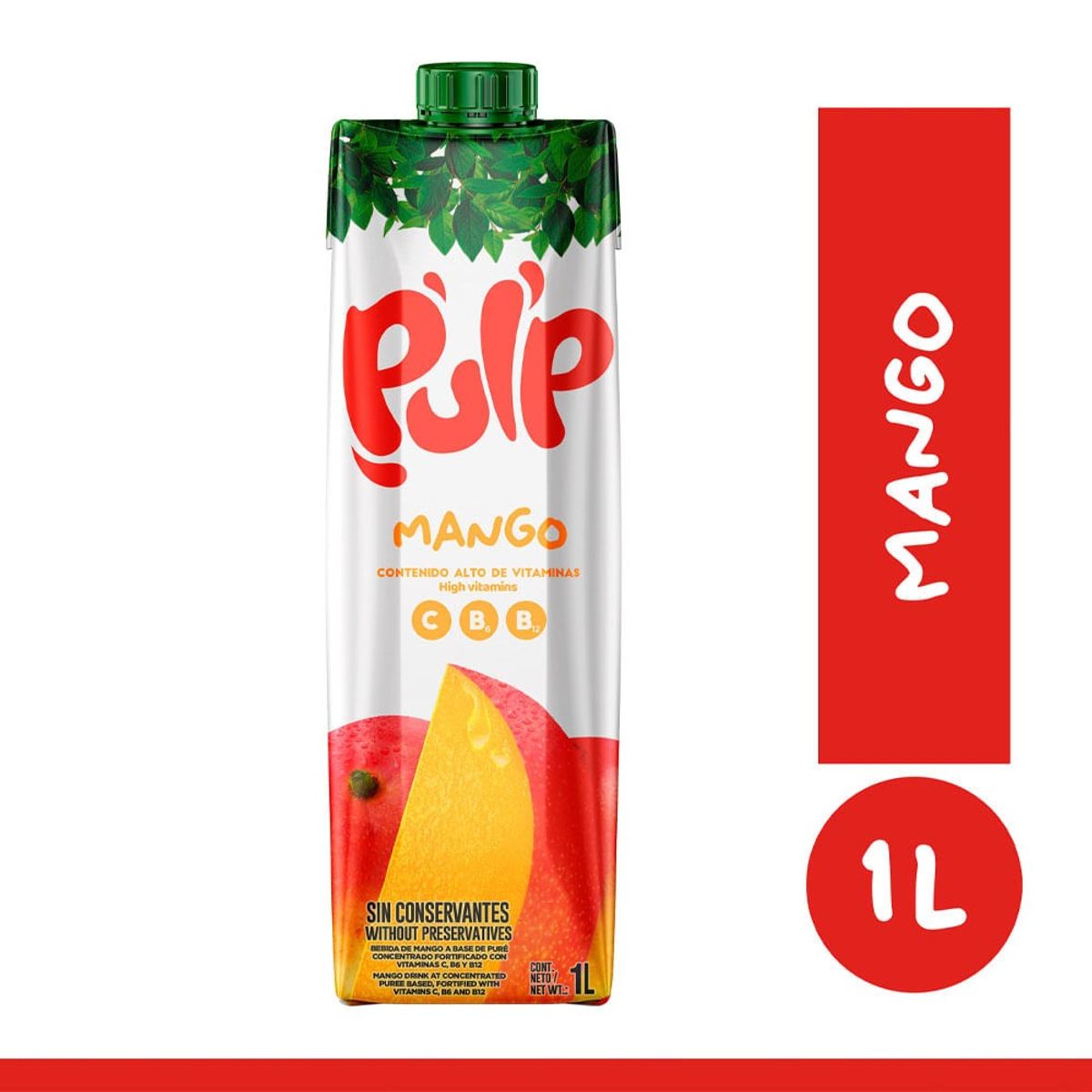PULP - Bebida Pulp Mango Prisma Caja 1 L