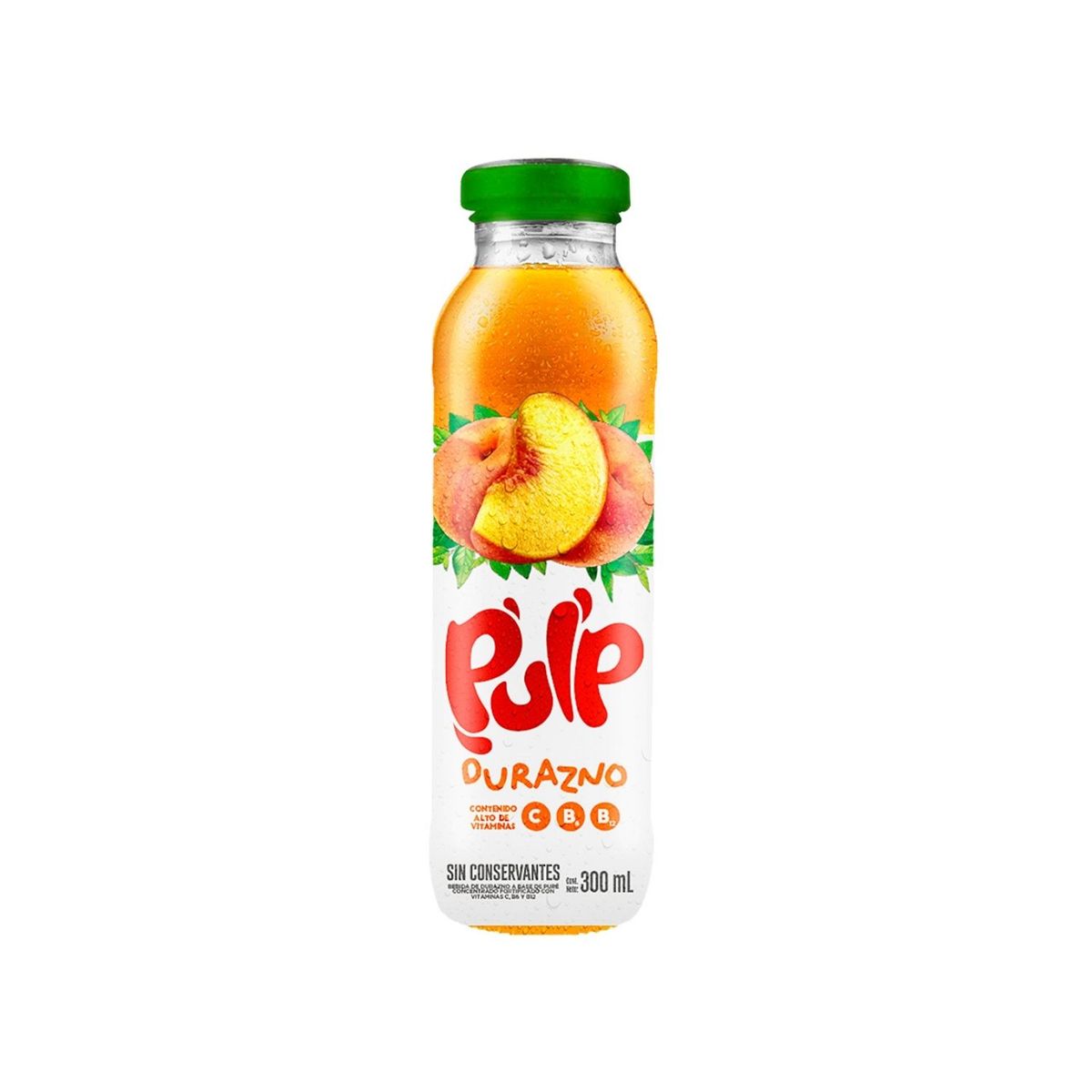 PULP - Bebida Pulp Durazno Botella 300 mL