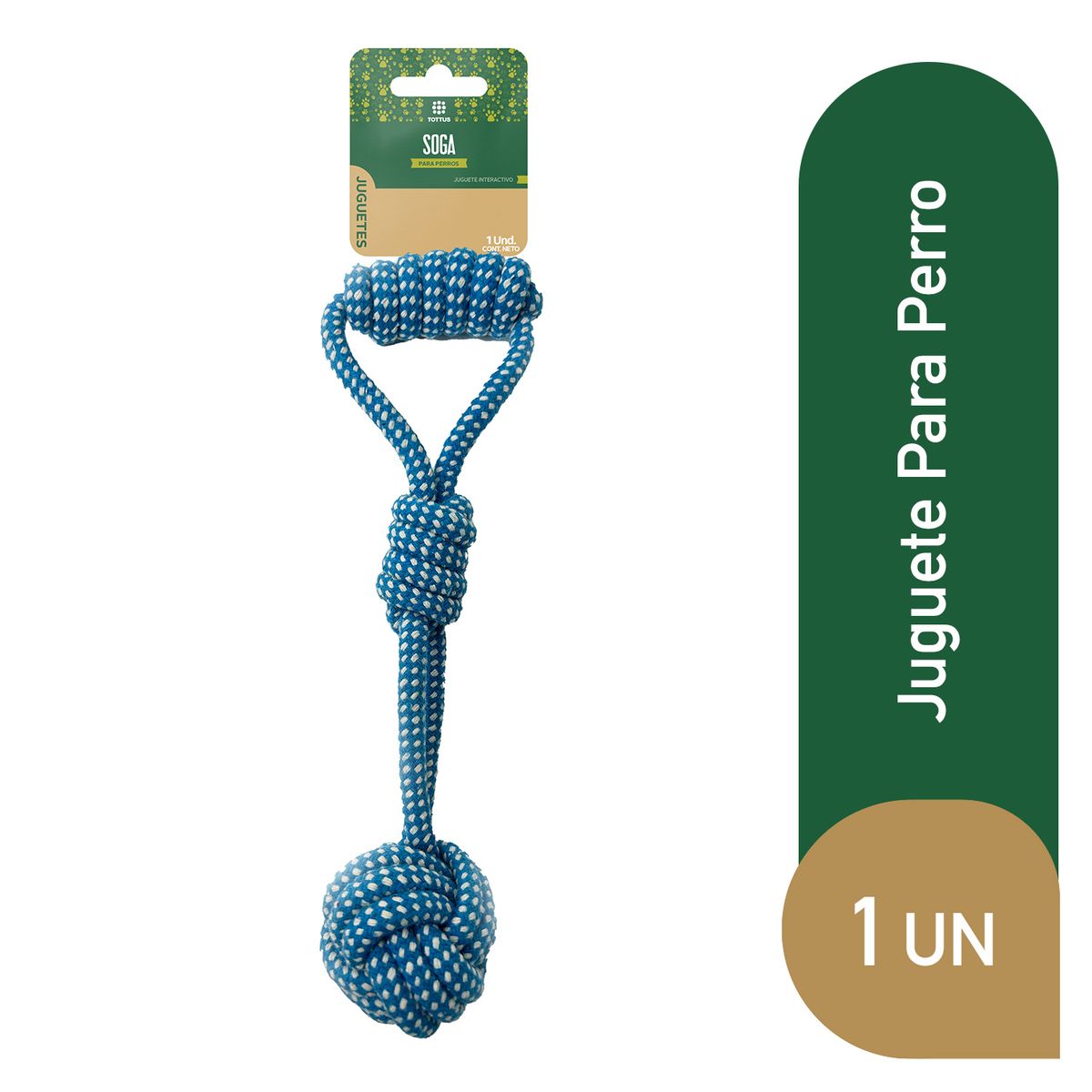 TOTTUS - Juguete de Soga para Perro Tottus