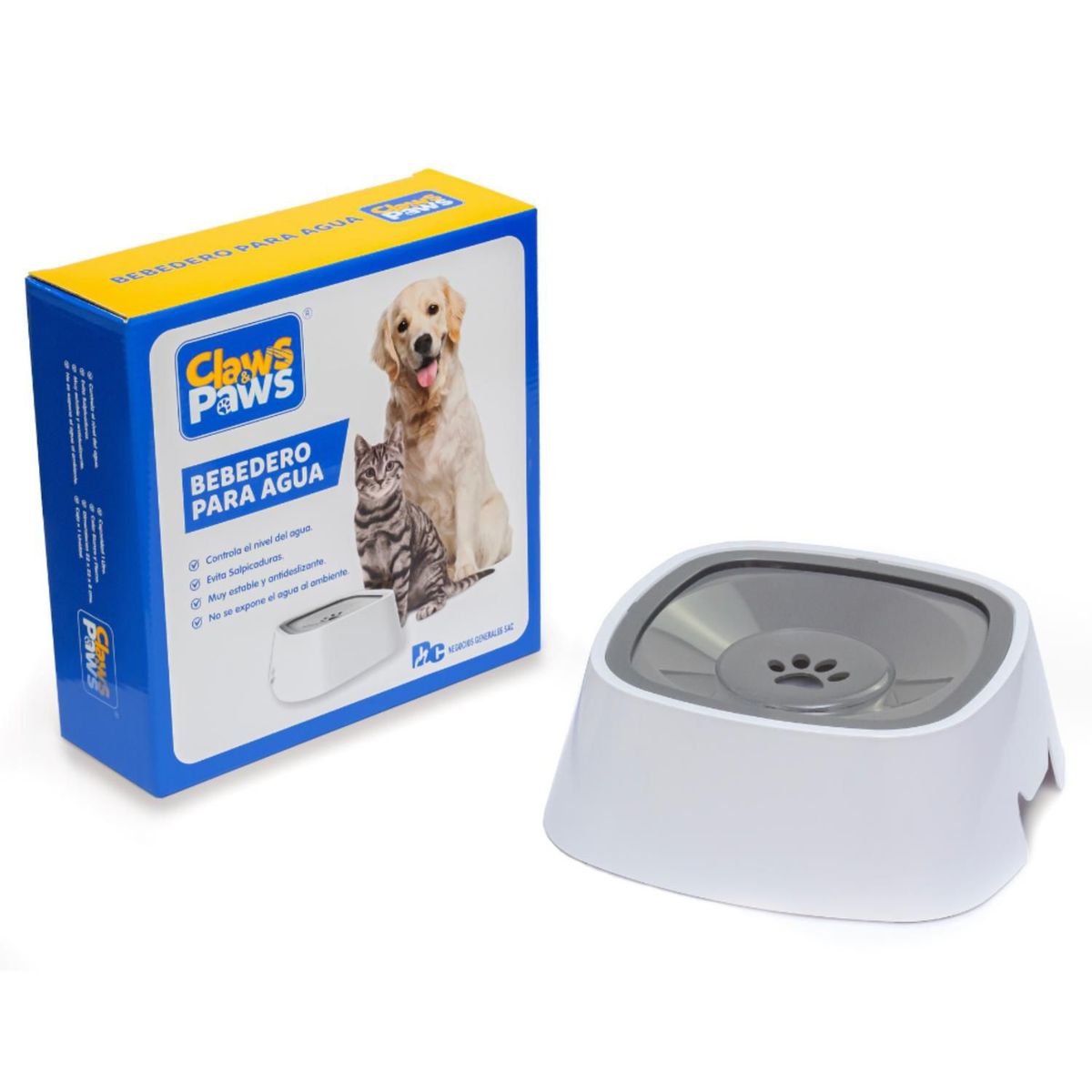 CLAWS PAWS - Bebedero de Agua para Mascota Claws Paws