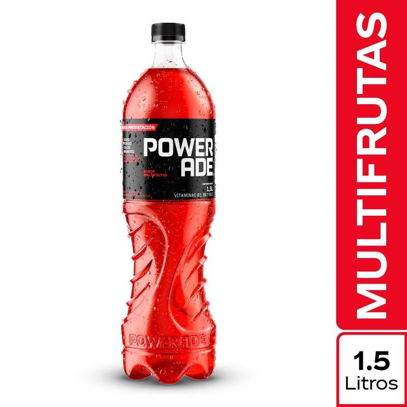 POWERADE - Bebida Rehidratante Powerade Multifrutas Botella 1.5 L