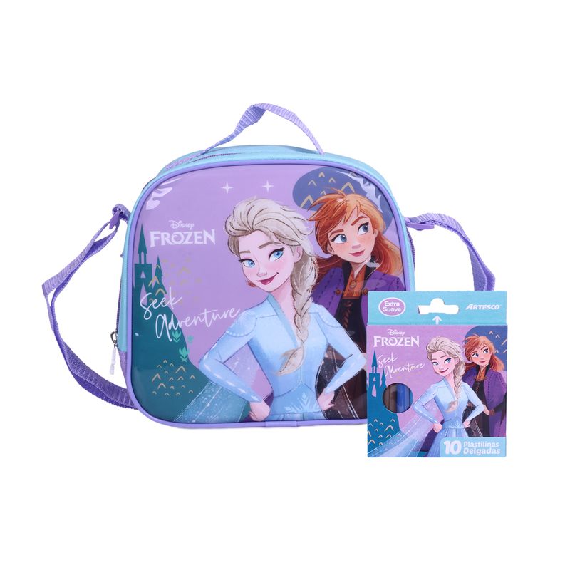ARTESCO - Lonchera Prom y Plastilina Frozen 2024