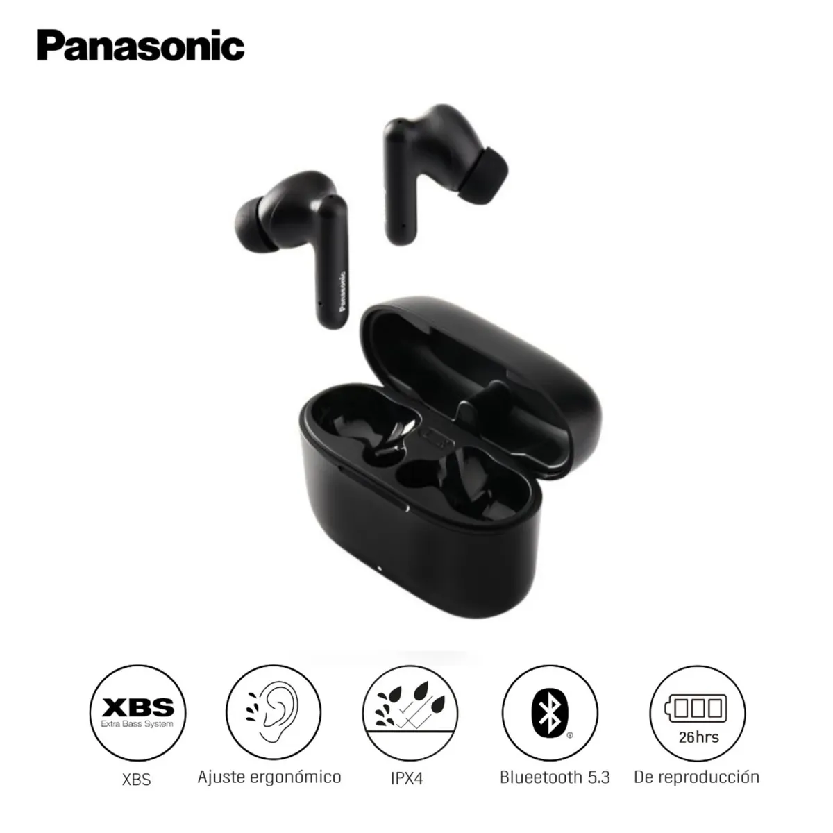 PANASONIC - Audífonos Panasonic TW B110WDE Negro