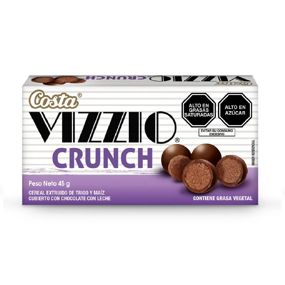 VIZZIO - Cereal Vizzio Extruido Crunch Caja 45 g