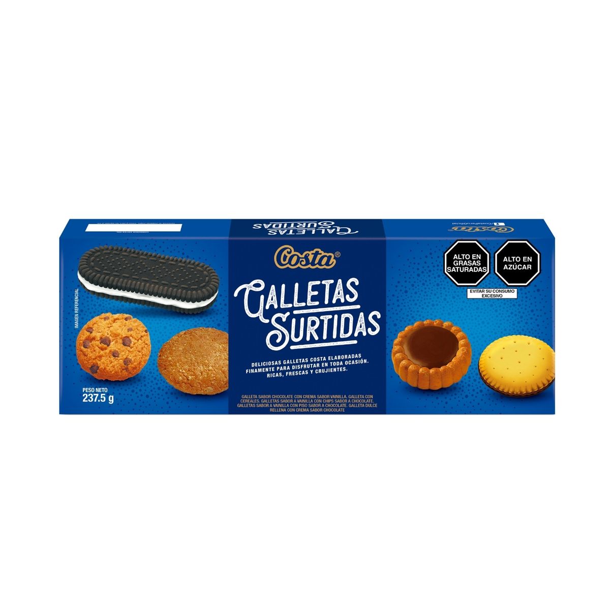 COSTA - Galletas Surtidas Costa Azul Caja 237.5 g