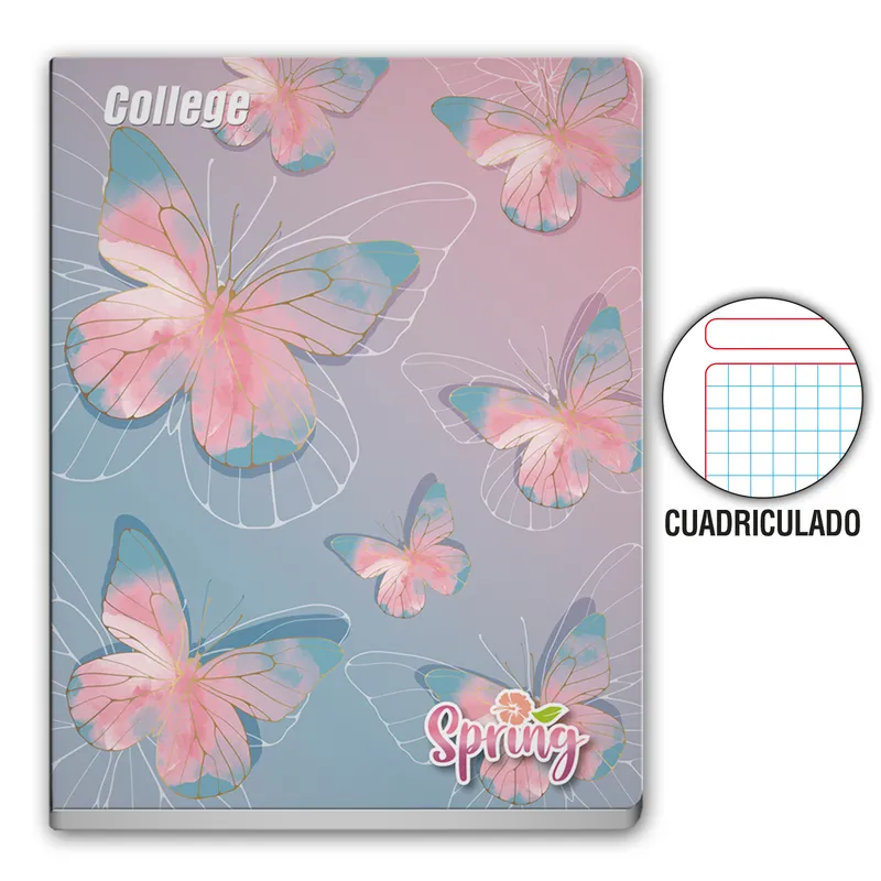 COLLEGE - CUADERNO 80HJ CDR SPRING COLLEGE
