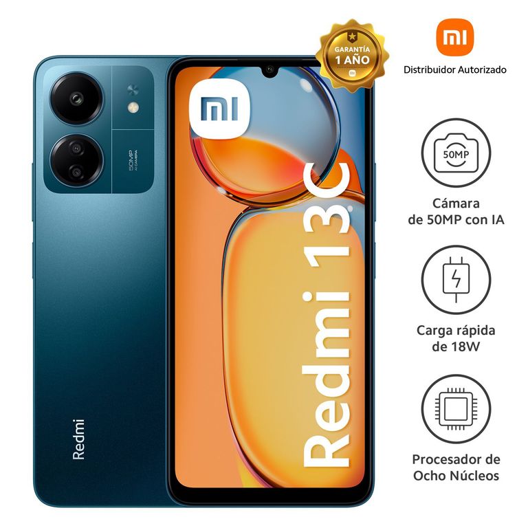 Smartphone Redmi13C Navy Azul 8+256GB | Tottus Perú