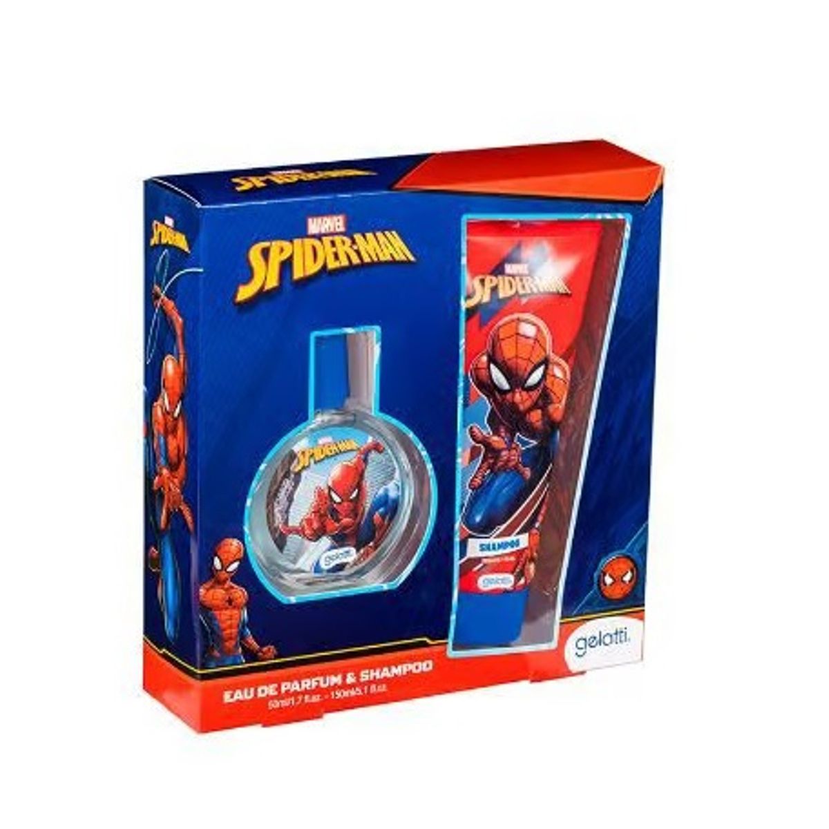 GELATTI - Pack Gelatti Spiderman Colonia 50 mL + Shampoo 150 mL