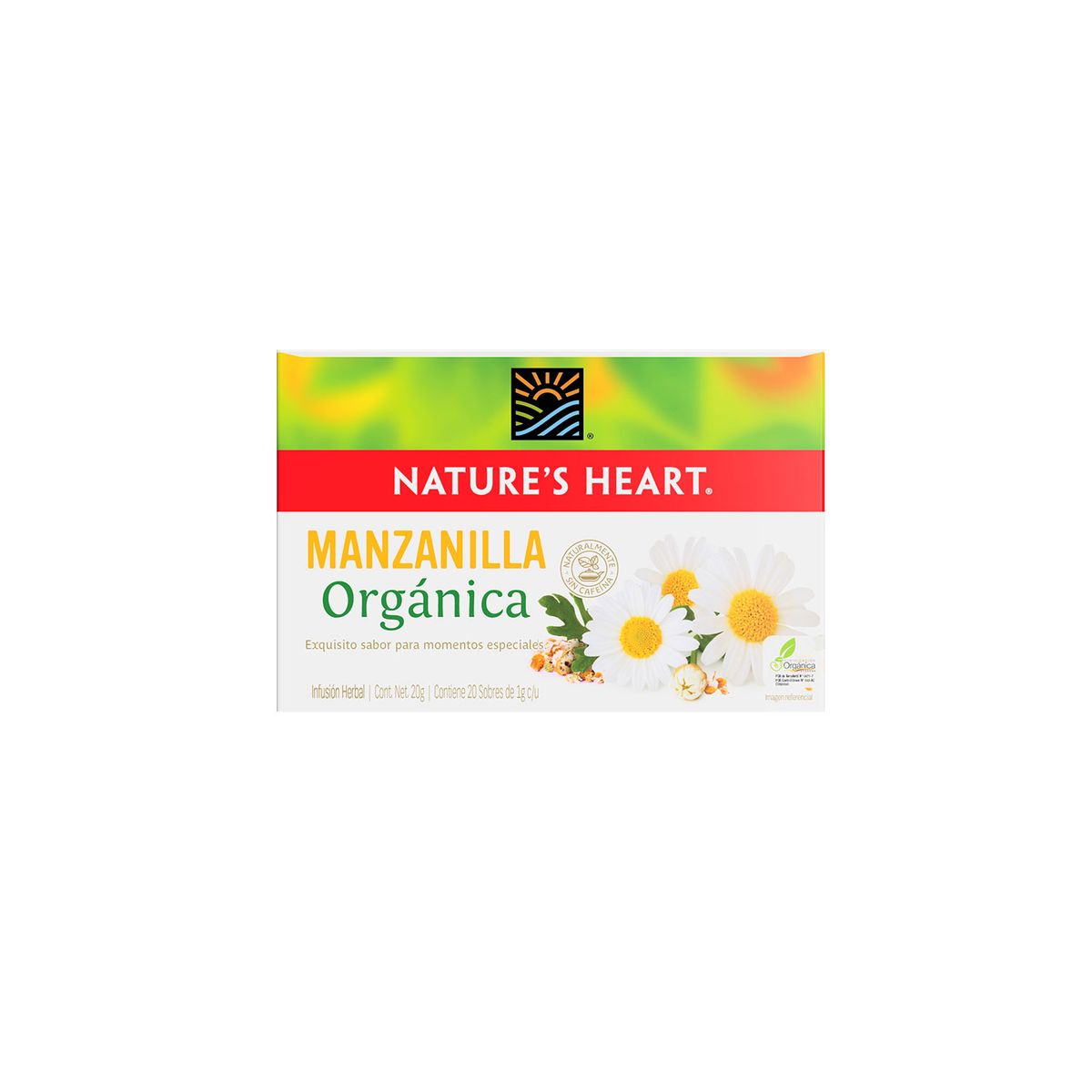 NATURES HEART - INFUSION MANZANILLA ORGANICA NATURES HEART X 20UN