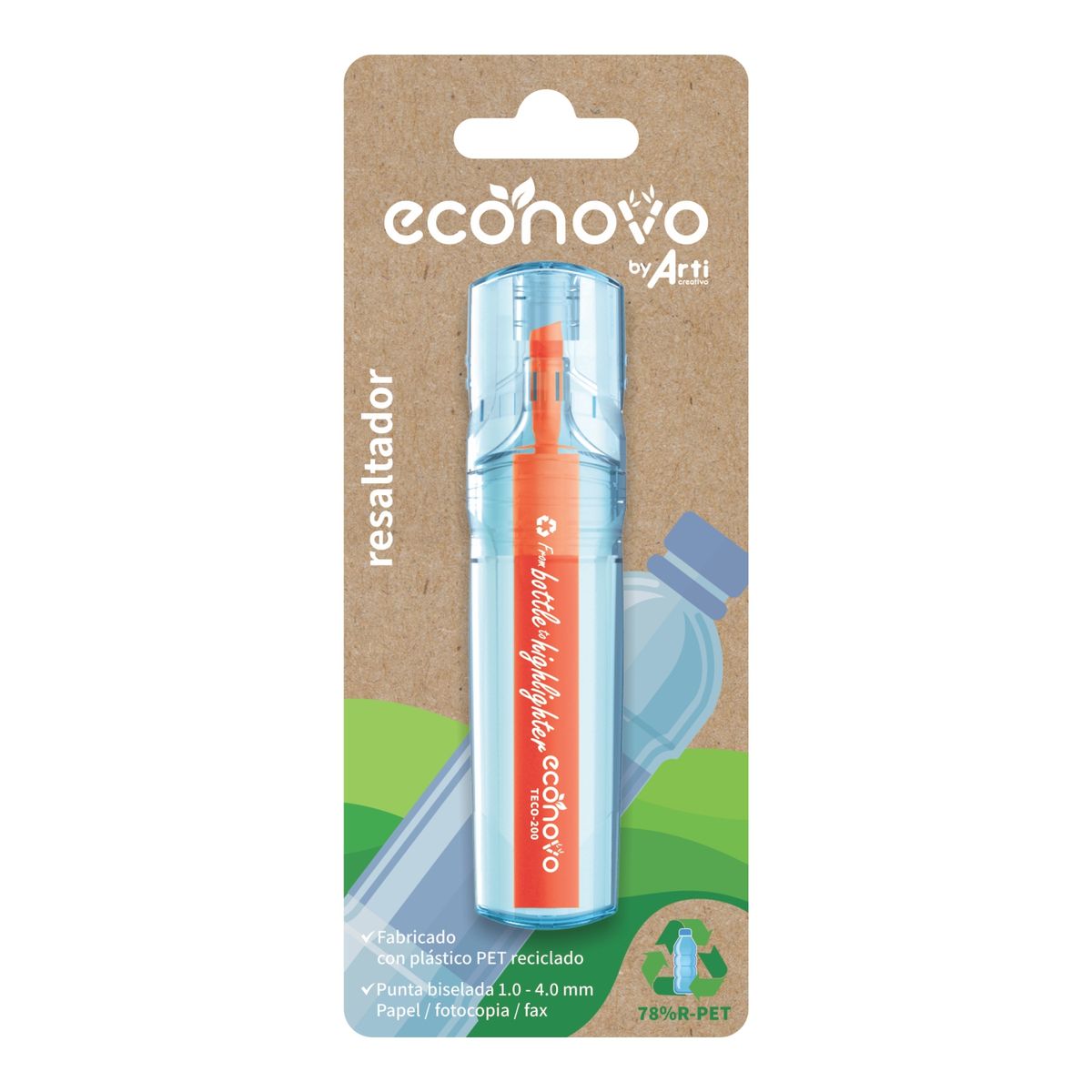 ECONOVO - Resaltador Eco Novo Naranja