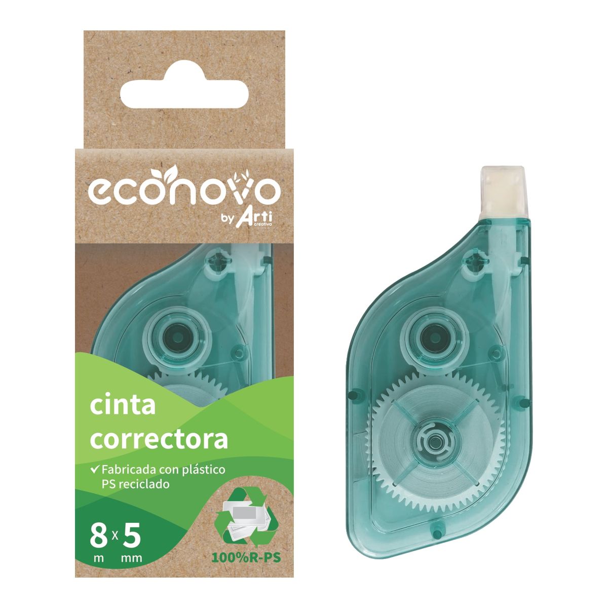 ECONOVO - Cinta Correctora Eco Novo 8m x 5mm
