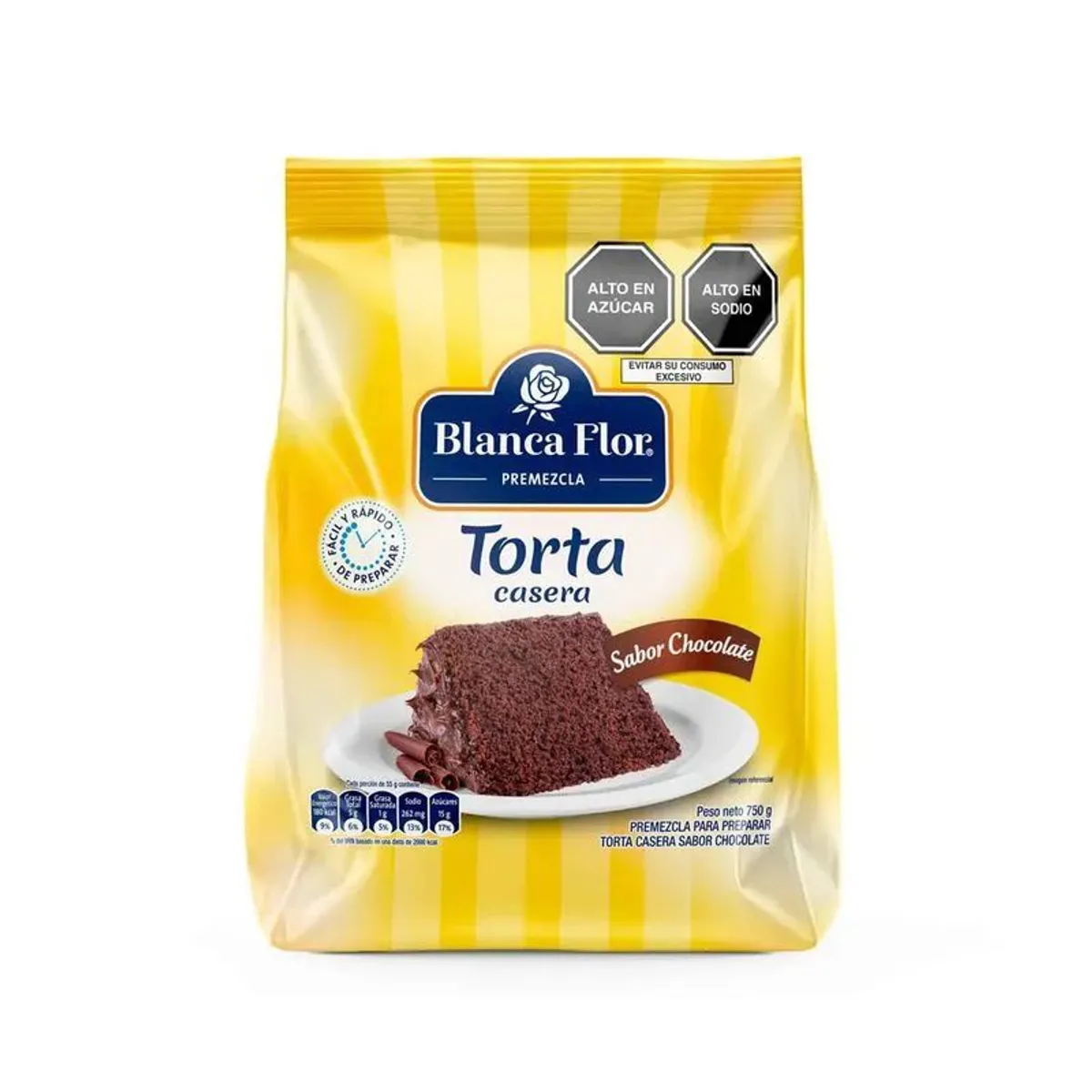 BLANCA FLOR - Premezcla Blanca Flor Torta de Chocolate Bolsa 750 g