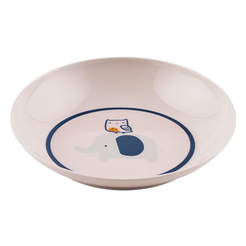 Casa Joven - Plato Hondo 19cm Antideslizante Baby Blue