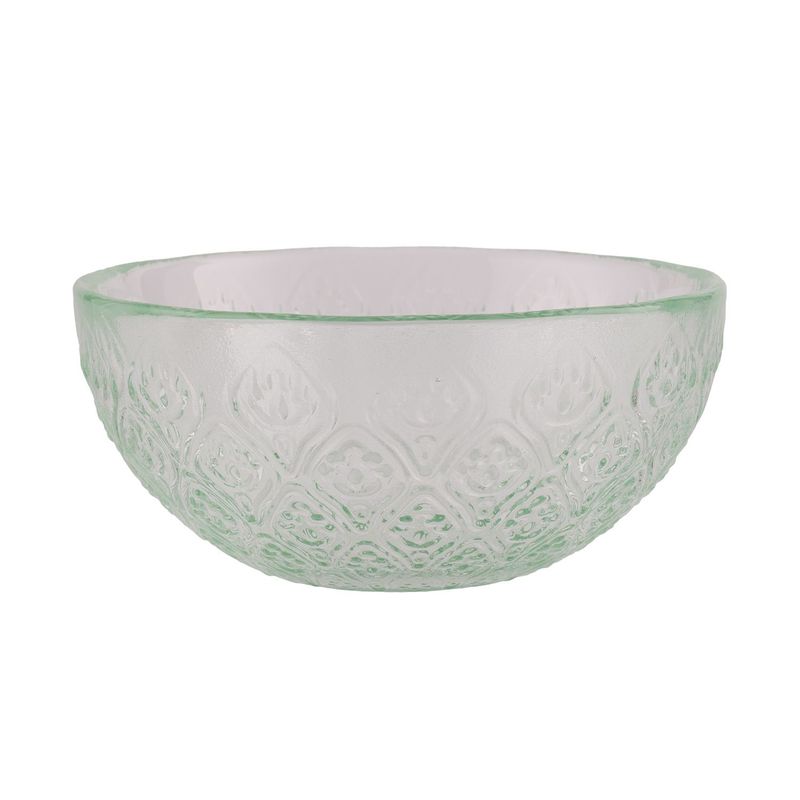 CASA JOVEN - BOWL PIQUEO 12CM VIDRIO JULIETA CELESTE