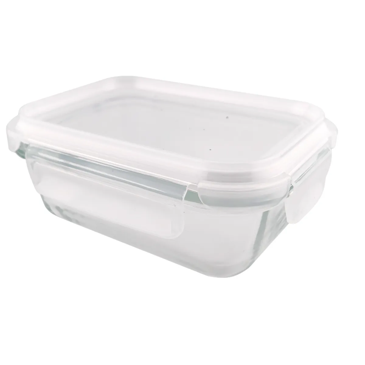 Precio Uno - Hermético Vidrio Rectangular 640 mL