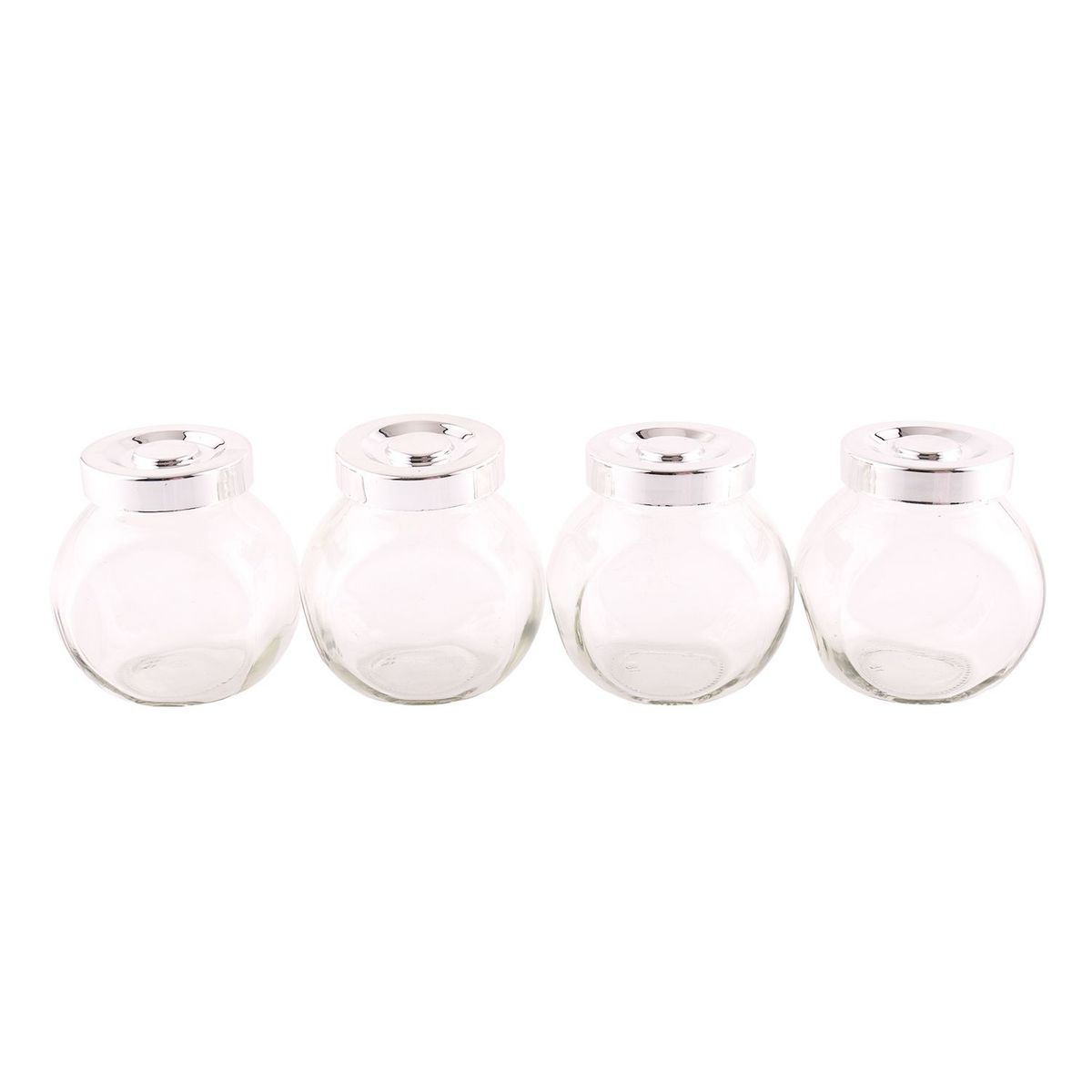 CASA JOVEN - Set Especiero Con Tapa Acero 4 Piezas 190 mL