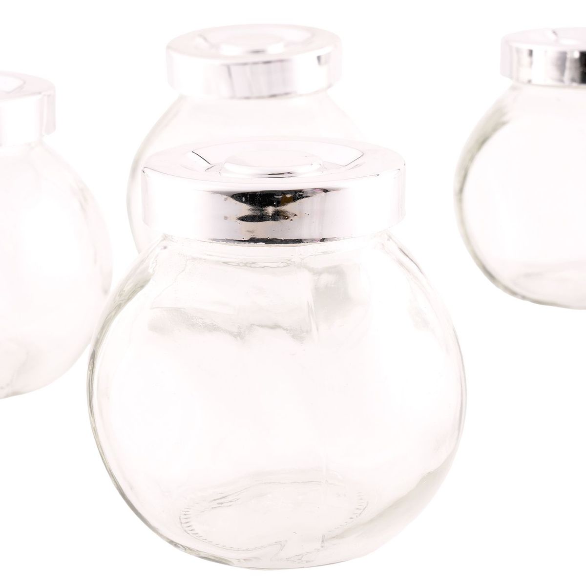 CASA JOVEN - Set Especiero Con Tapa Acero 4 Piezas 190 mL