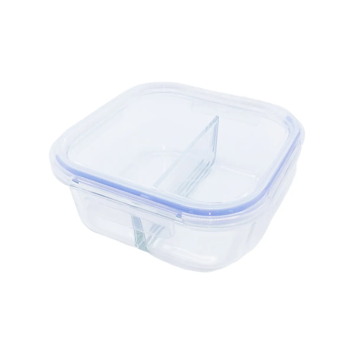 Casa Joven - Hermético Vidrio Cuadrado con Divisón 1050 mL