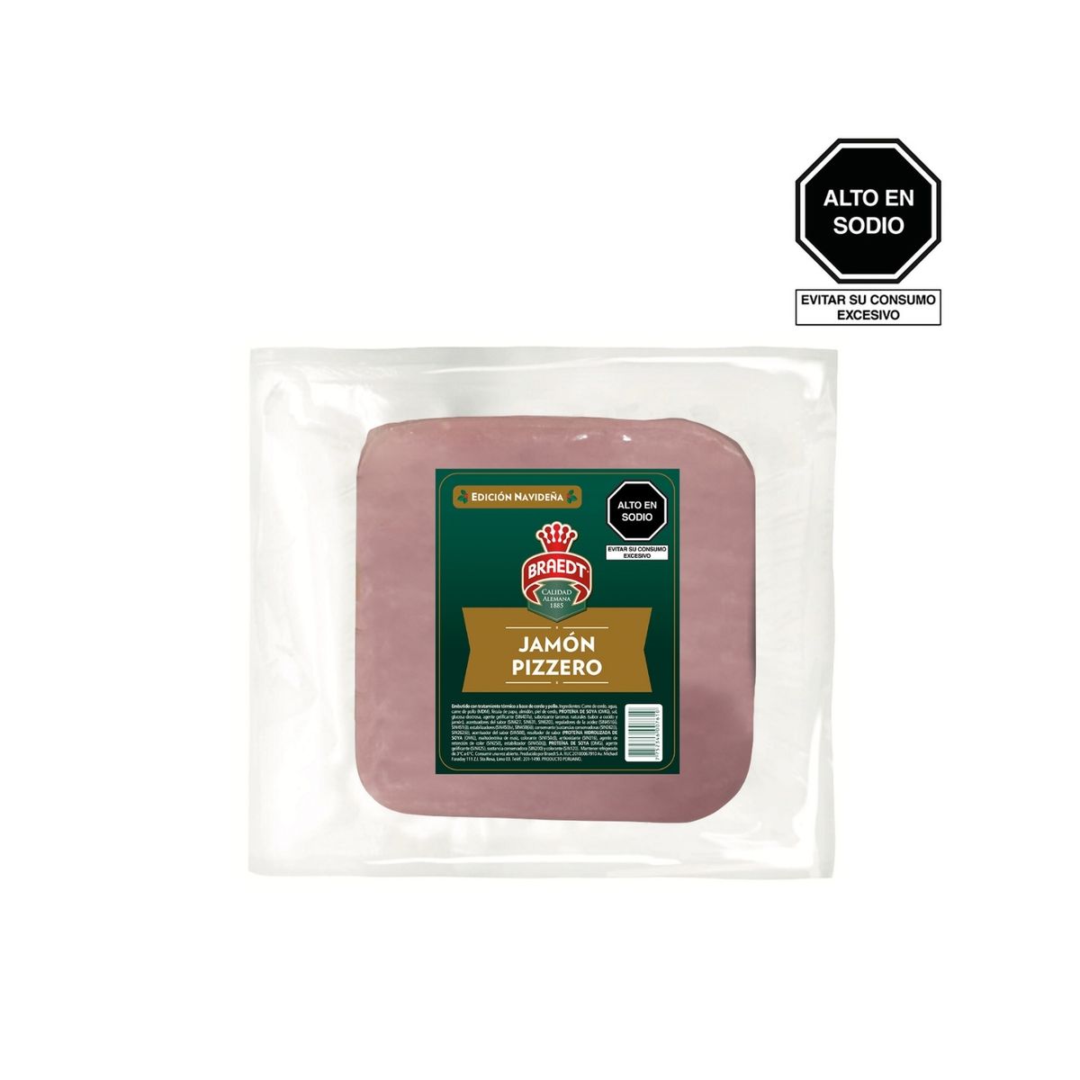 BRAEDT - Jamón Pizzero Braedt x Kg