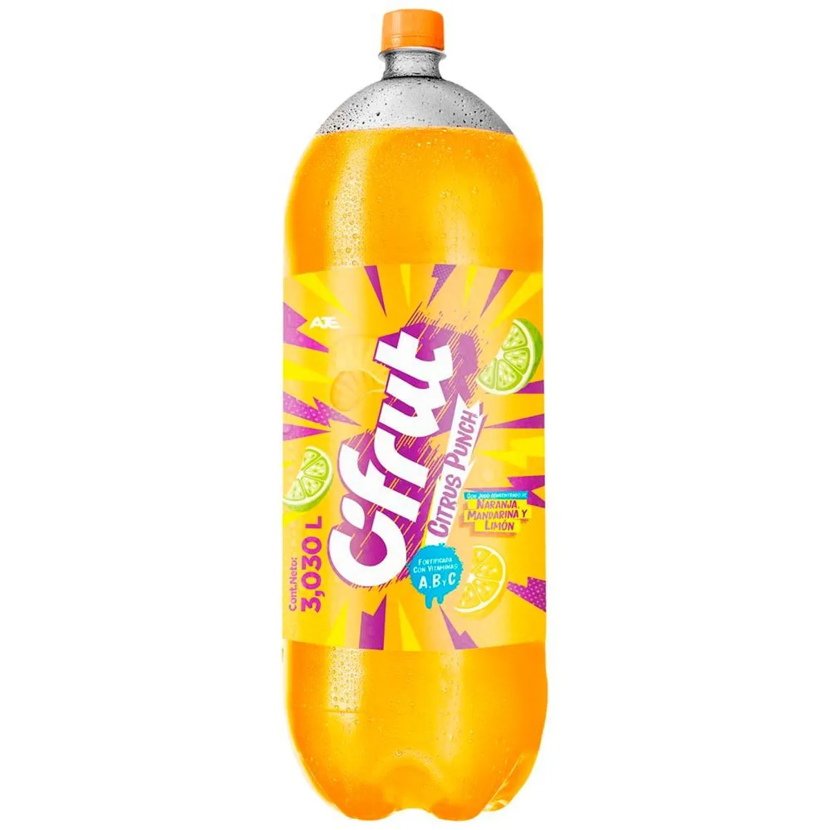 CIFRUT - Bebida Cifrut Citrus Punch Botella 3.03 L