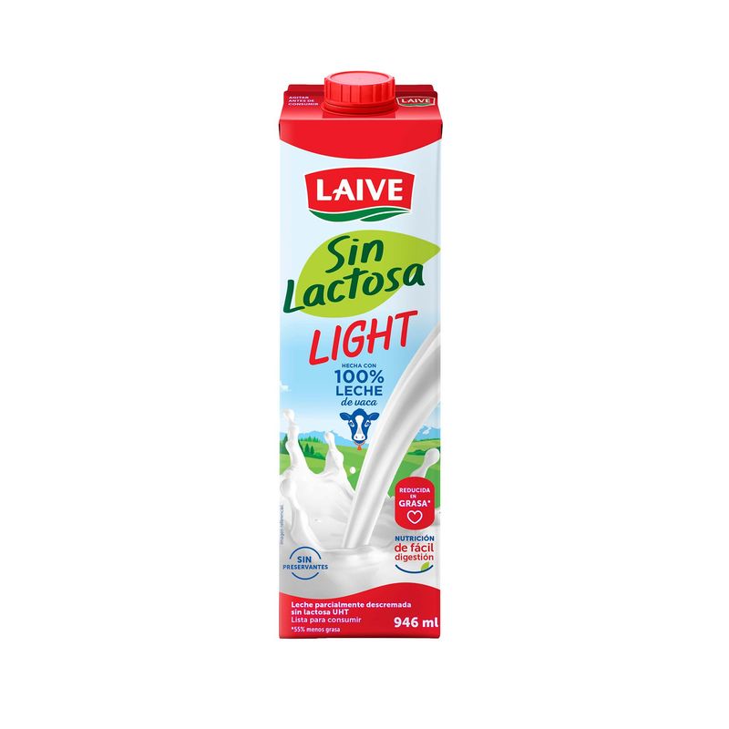 LAIVE - Leche Light Sin Lactosa Laive x 946 mL