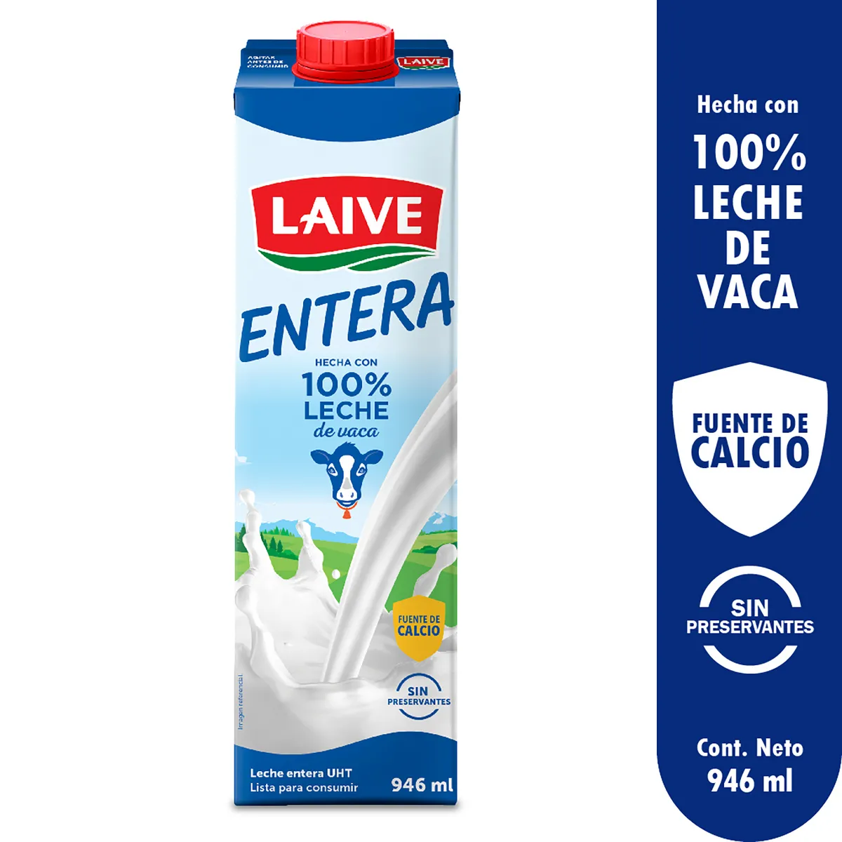 LAIVE - Leche Laive Entera Caja 946 mL