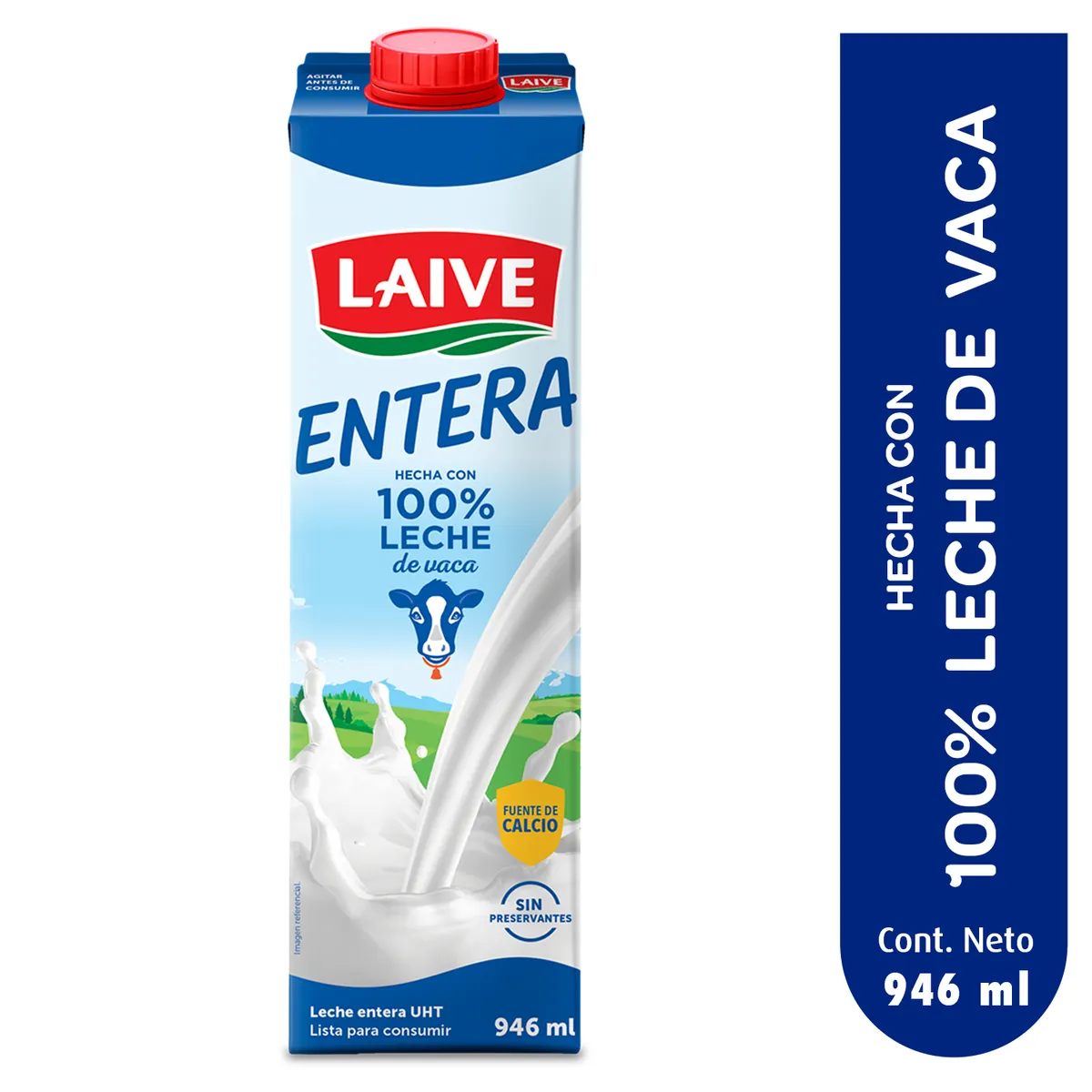 LAIVE - Leche Laive Entera Caja 946 mL