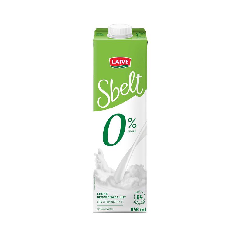 SBELT - Leche Sbelt Descremada Caja 946 mL