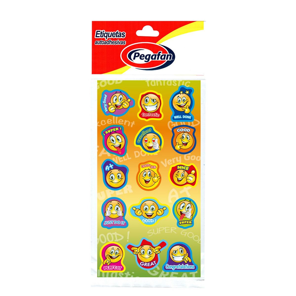 PEGAFAN - Pegafan Stickers Caritas Felices Words I