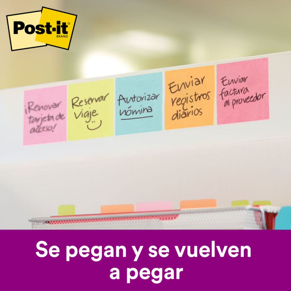 POST IT - Notas Adhesivas Post It 76 mm Color Verde Empaque 90 Hojas