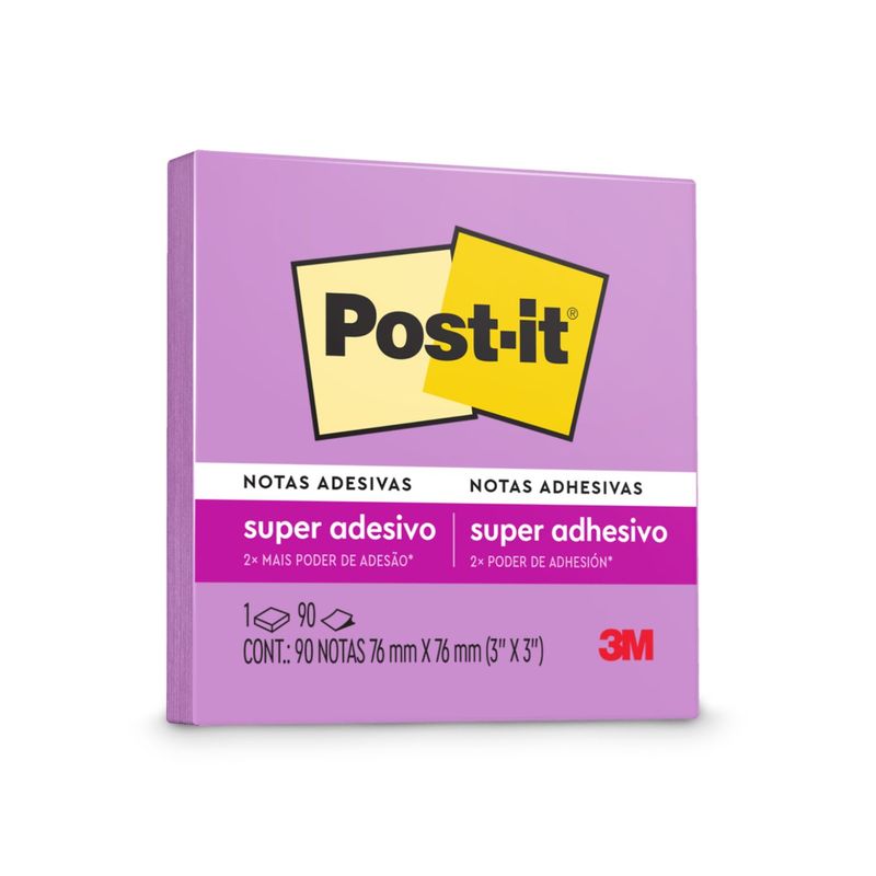 POST IT - Notas Adhesivas Post It 76 Mm Color Morado Empaque 90 Hojas
