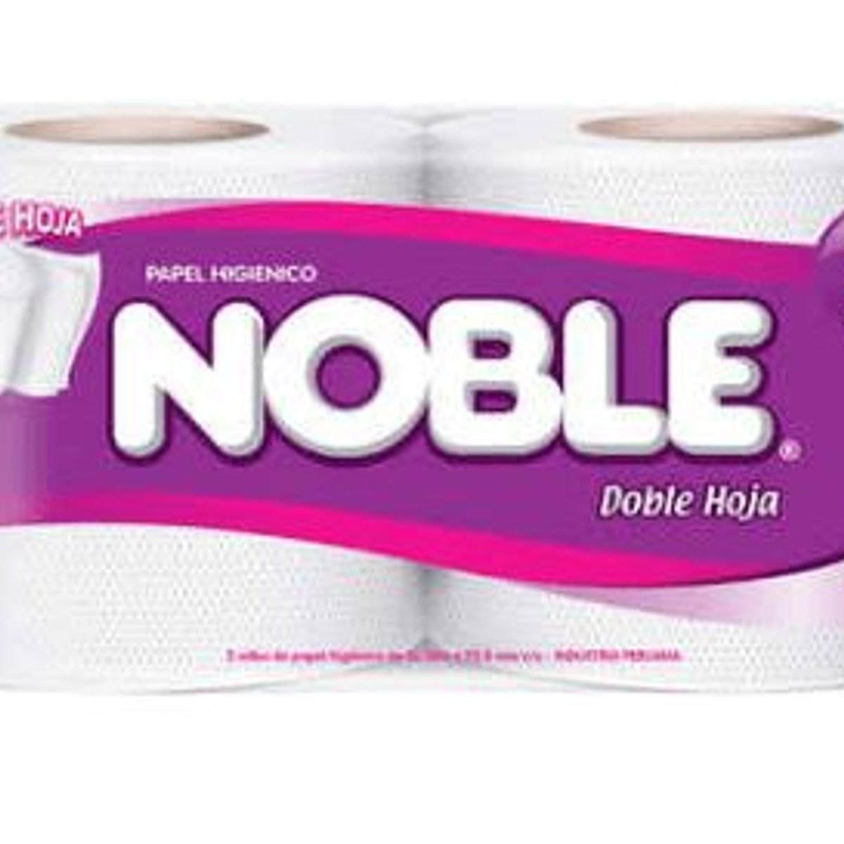 NOBLE - PAPEL HIGIENICO NOBLE DOBLE HOJA BOLSA X 2UND