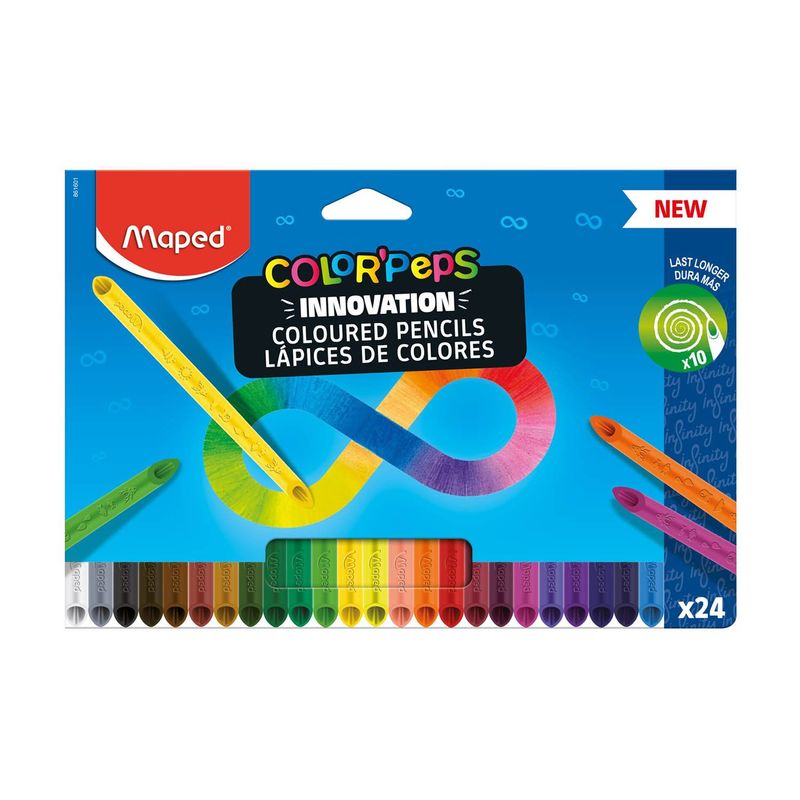 MAPED - Colores Maped Infinity Caja 24 Und