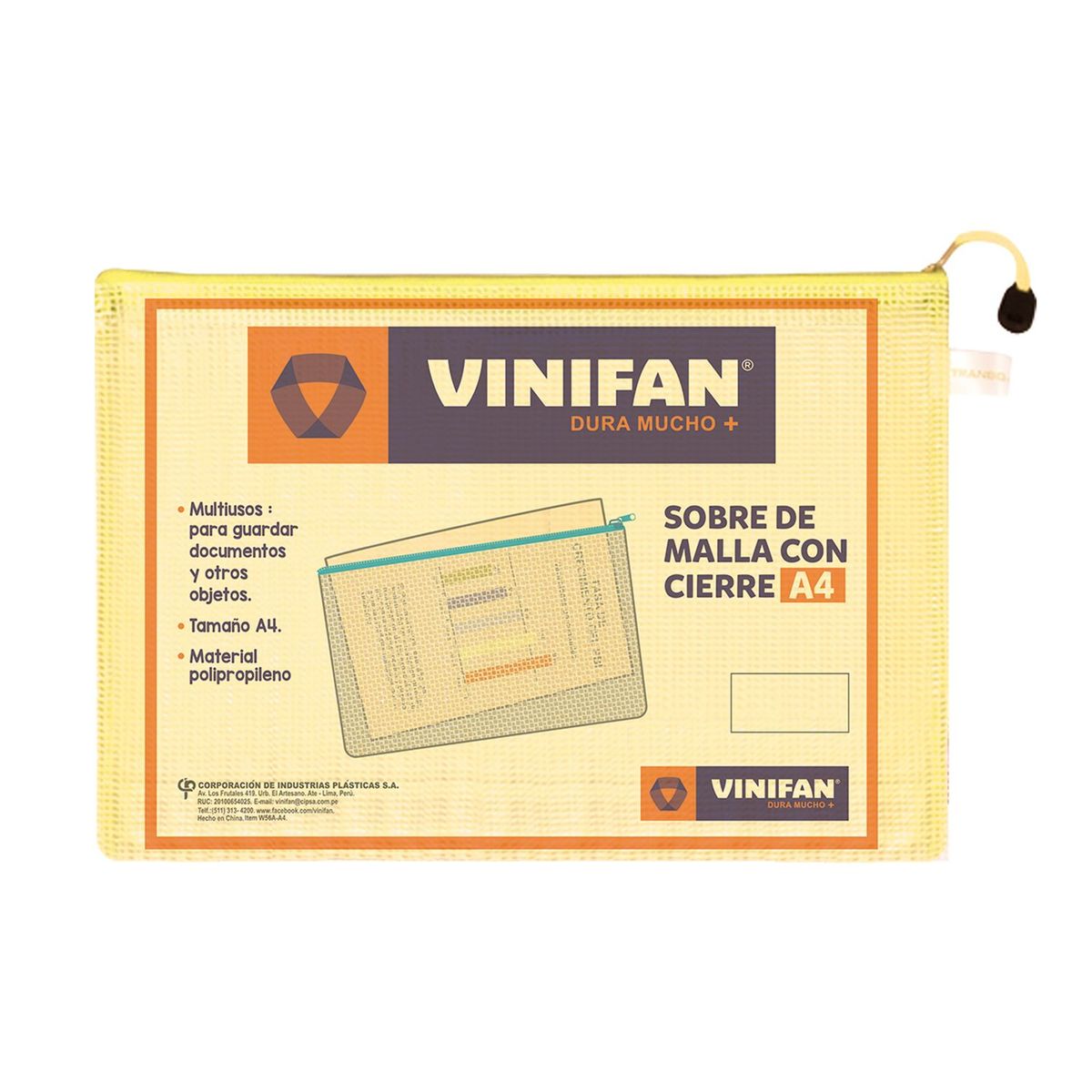 VINIFAN - Sobre Vinifan Con Cierre De Malla