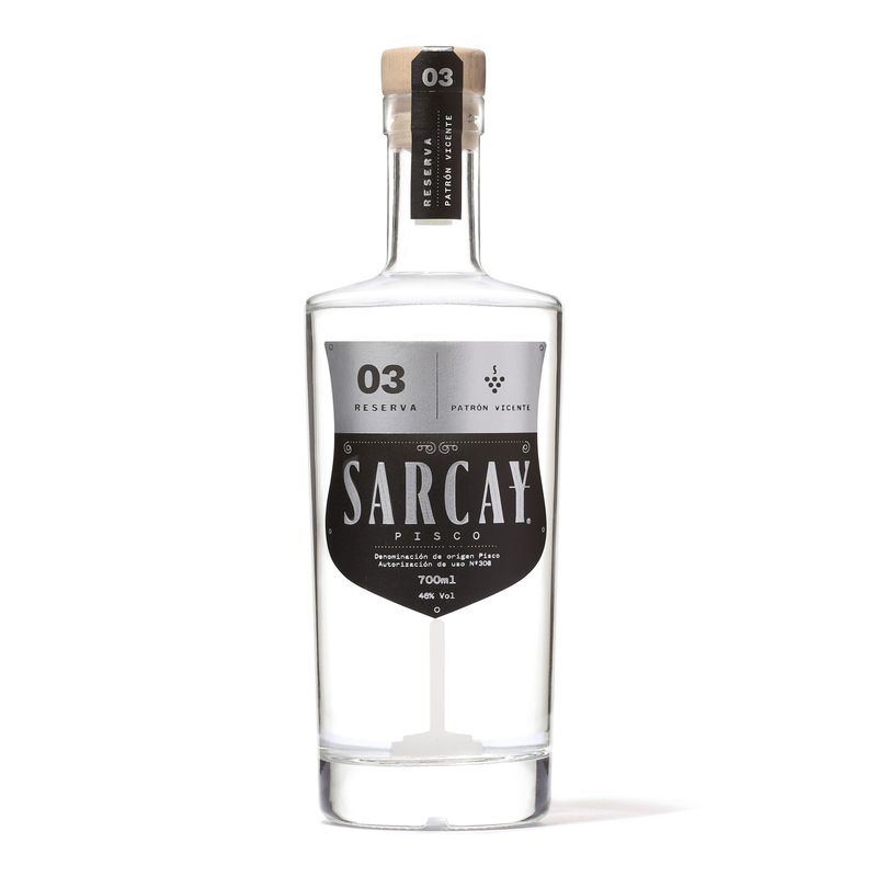 SARCAY - Pisco Acholado Sarcay Patricio Vicente Botella 700 mL