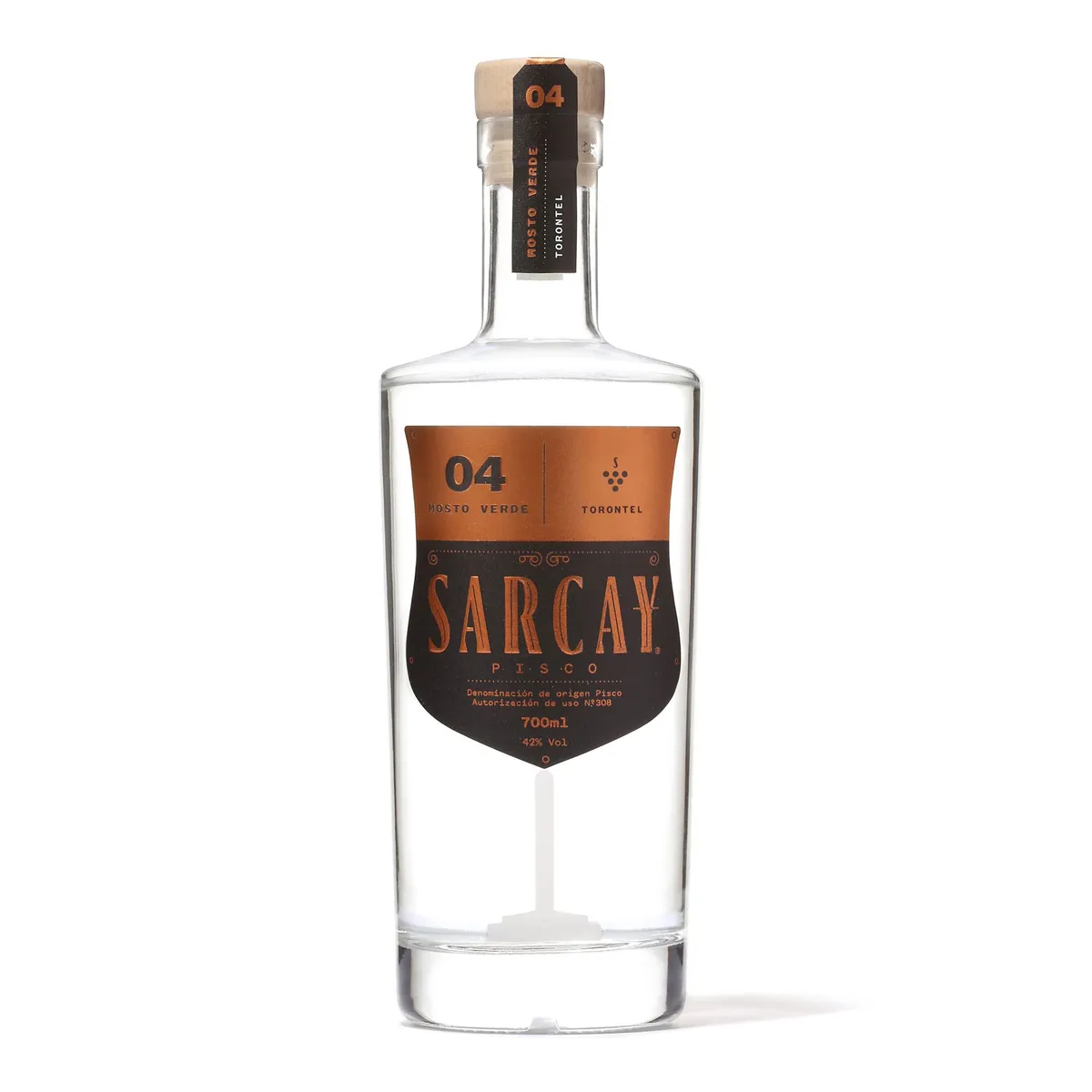 SARCAY - Pisco Mosto Verde Torontel Sarcay Botella 700 mL