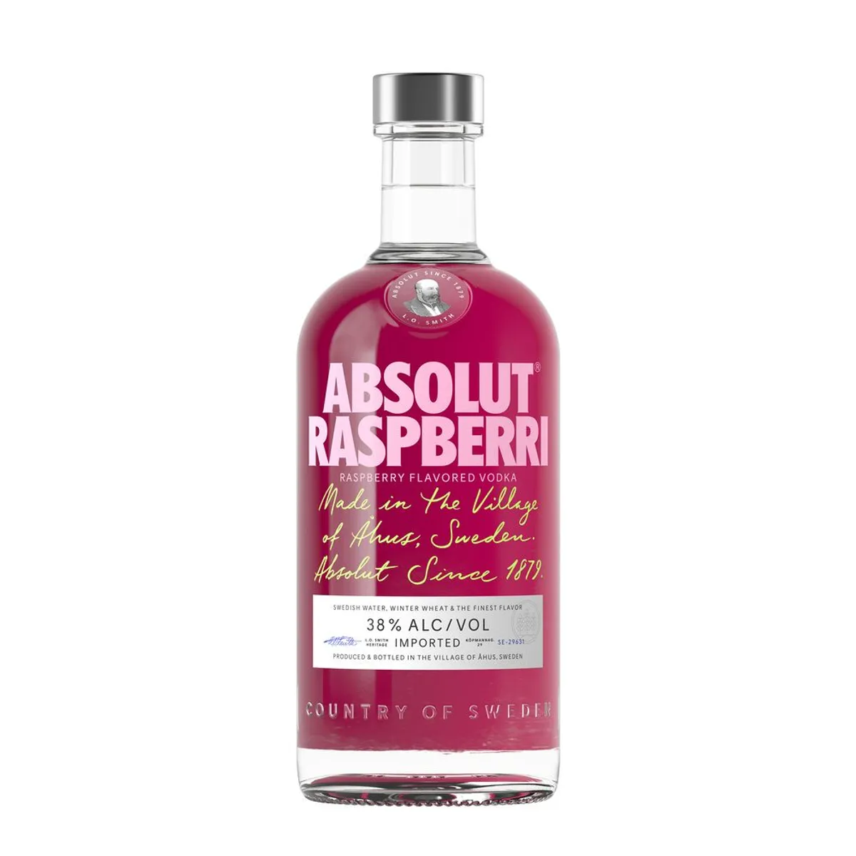 ABSOLUT - Vodka Absolut Raspberry Botella 700 mL