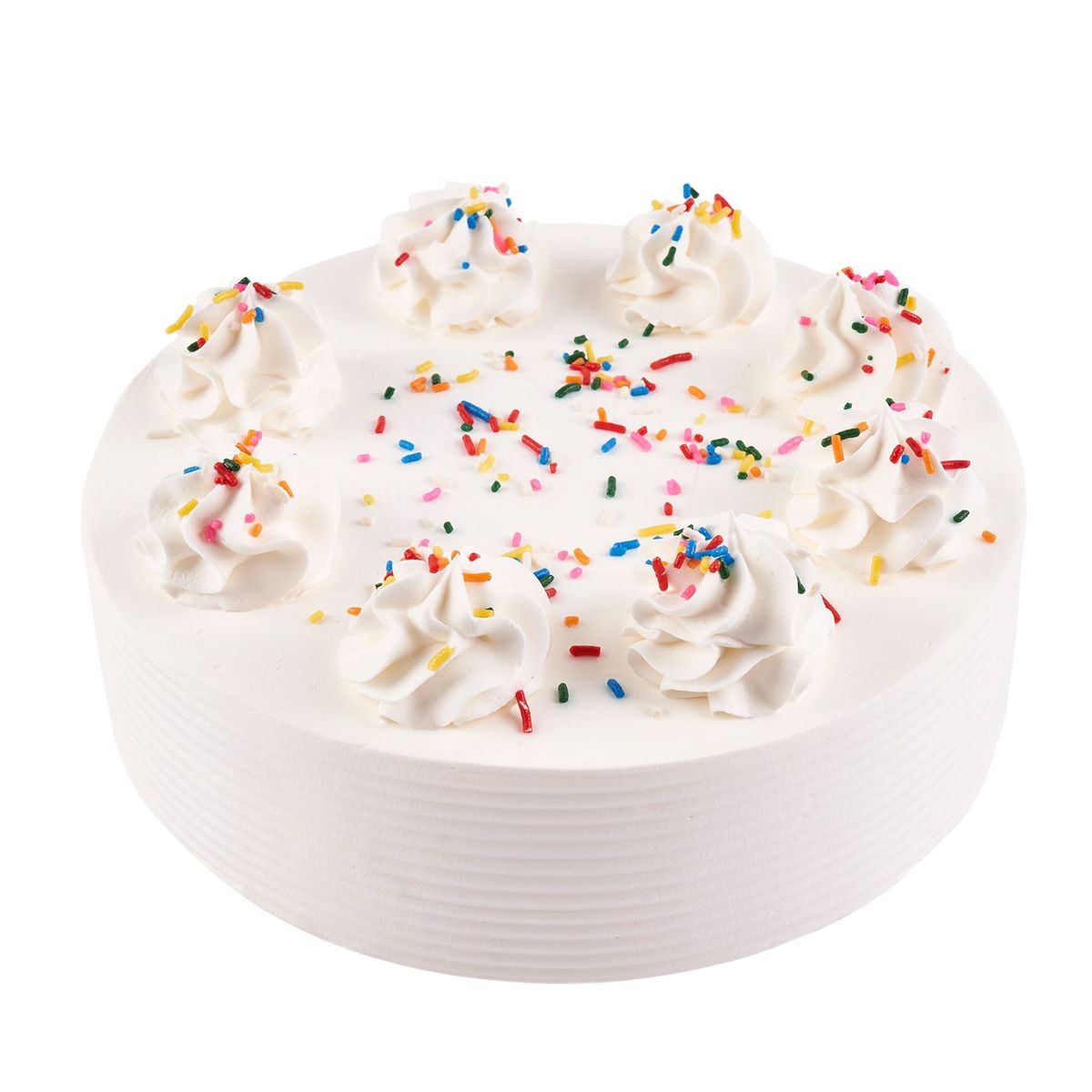 TOTTUS - Torta Cumpleañera Blanca con Grageas