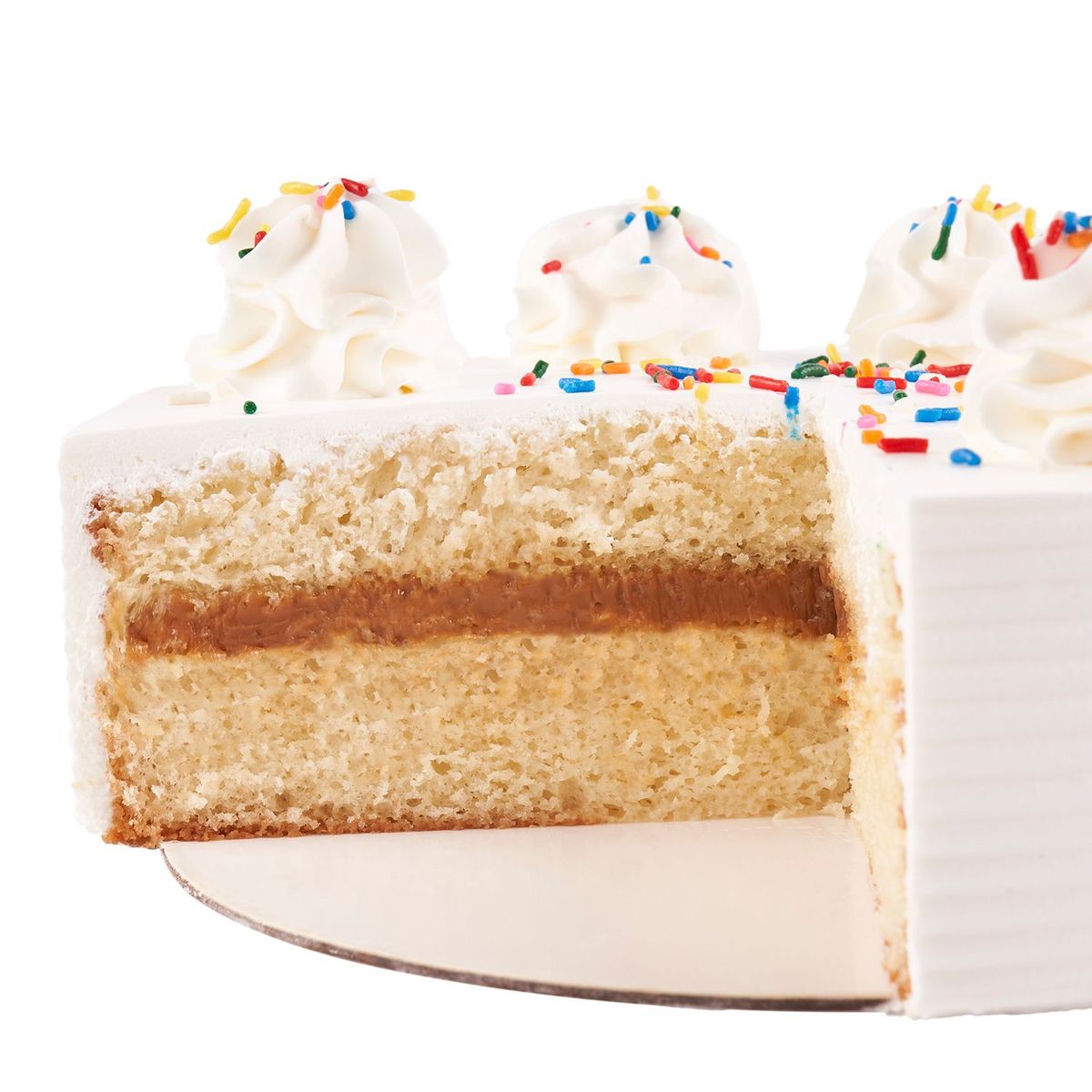 TOTTUS - Torta Cumpleañera Blanca con Grageas