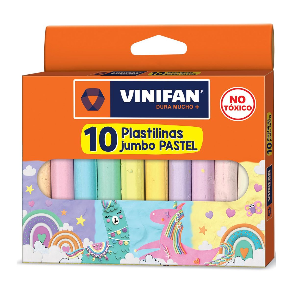 VINIFAN - Plastilina Vinifan Jumbo Pastel Caja 10 Und