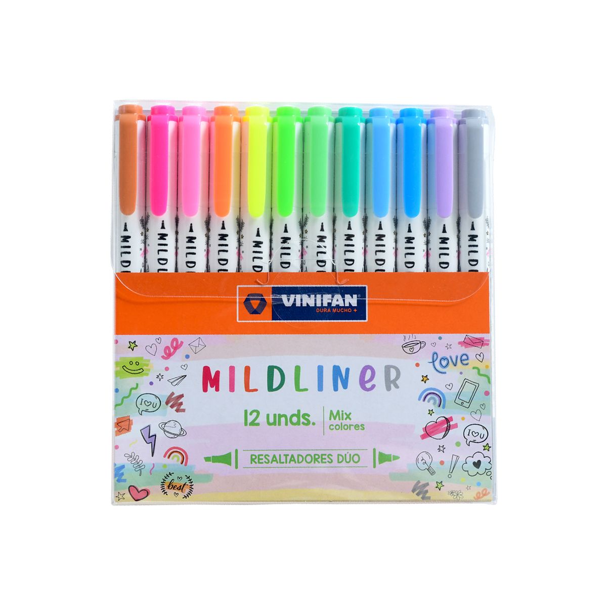VINIFAN - Resaltadores Vinifan Mildliner Mix Estuche 12 Und