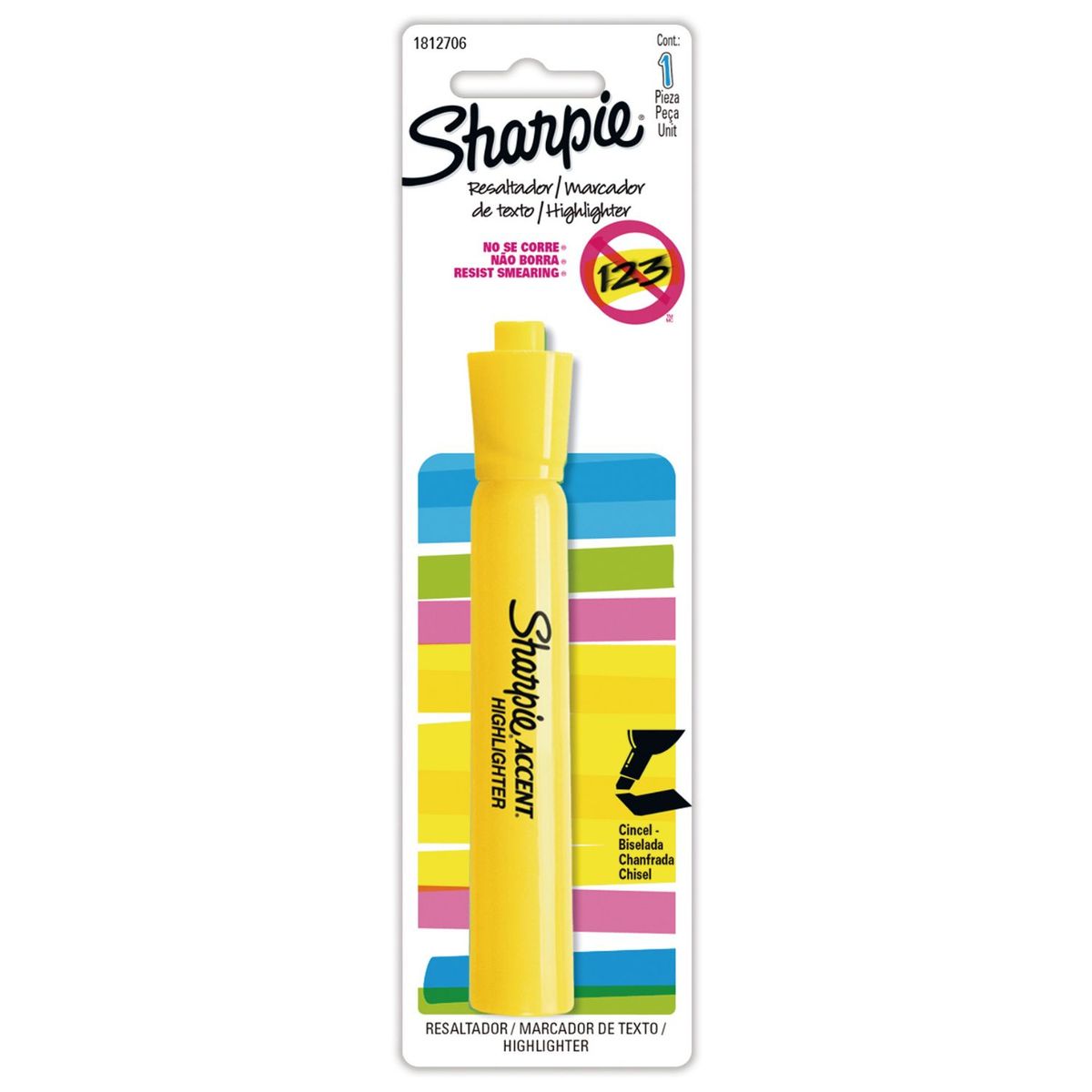 SHARPIE - Resaltador Sharpie Tank Amarillo