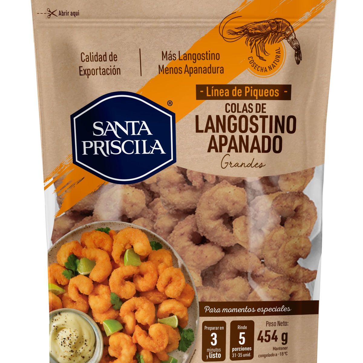 SANTA PRISCILA - Colas de Langostino Apanado