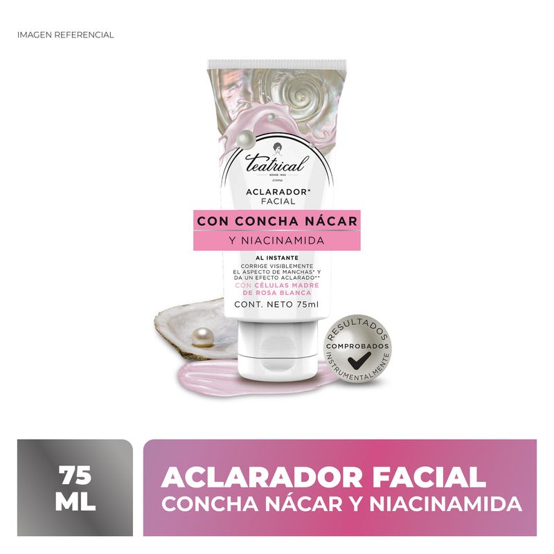 TEATRICAL - Crema Facial Teatrical Aclaradora Envase 75 mL