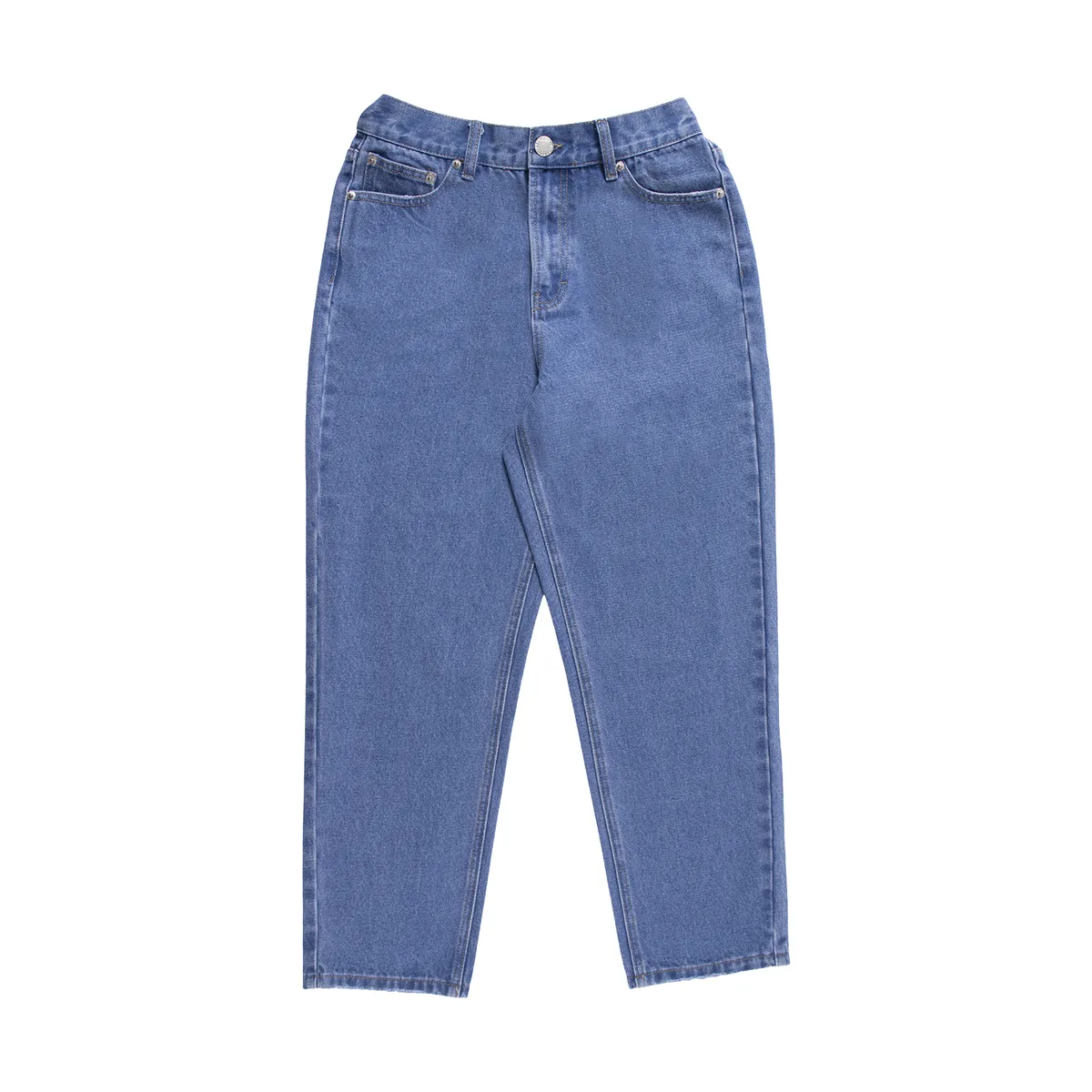 ALL BASICS - Jean Mom Mujer Redwood