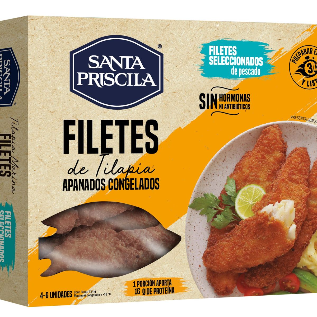 SANTA PRISCILA - Filetes de Tilapia Apanados