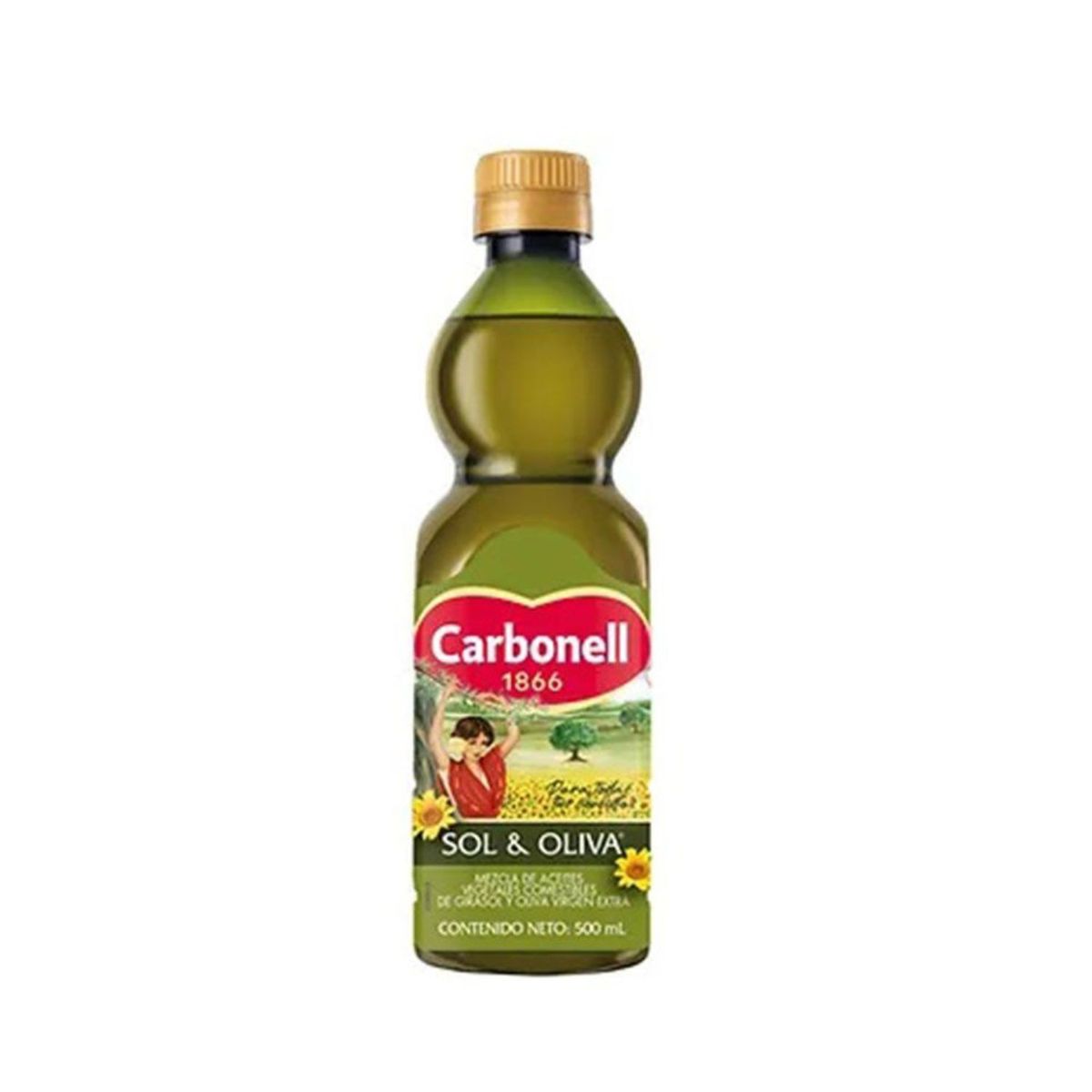 CARBONELL - Aceite de Girasol y Oliva Carbonell Botella 500 mL