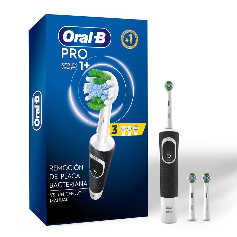 ORAL B - Cepillo Eléctrico Oral B Recargable Oral B Vitality 100 + Repuestos
