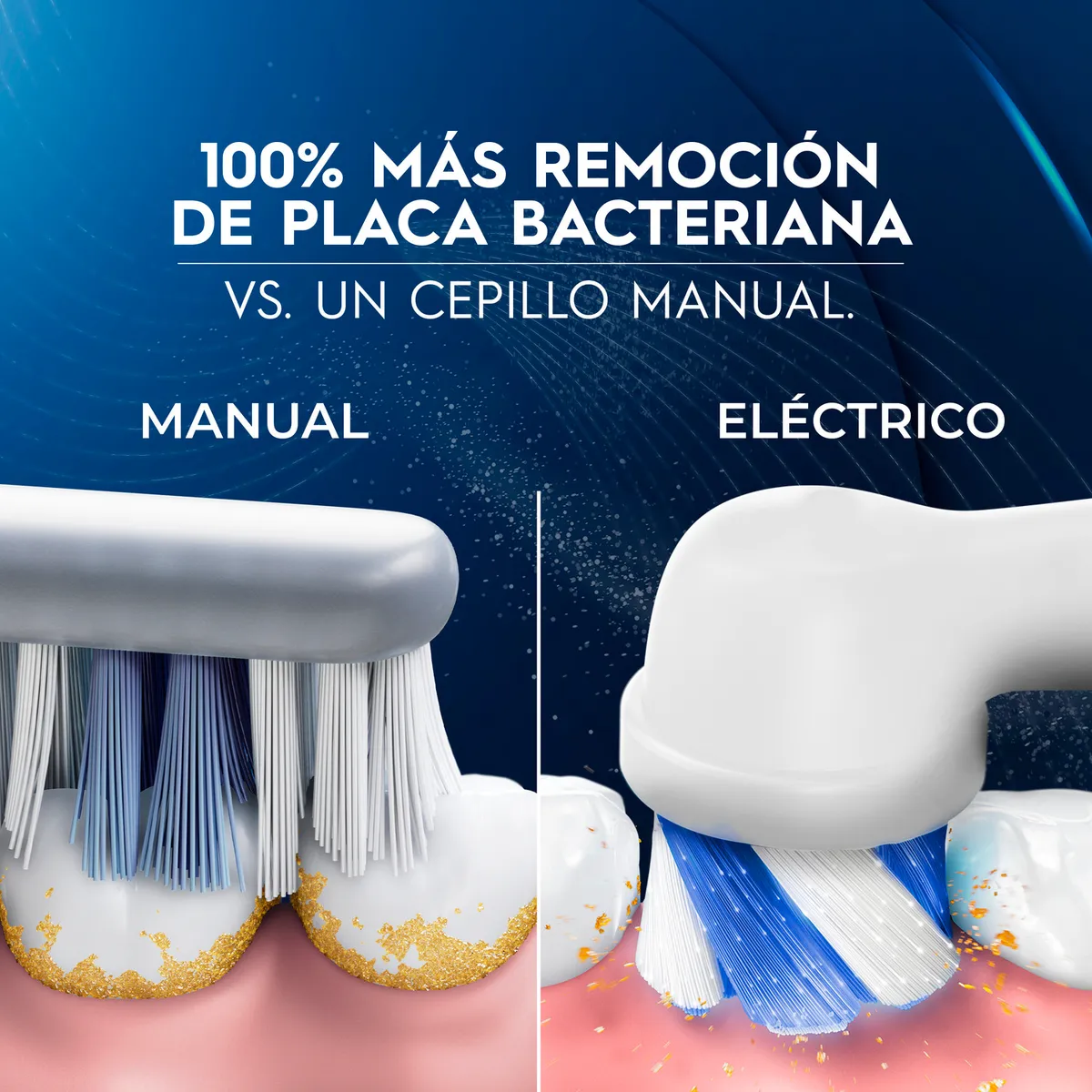 ORAL B - Cepillo Dental Eléctrico Oral B Vitality 100 + Repuestos